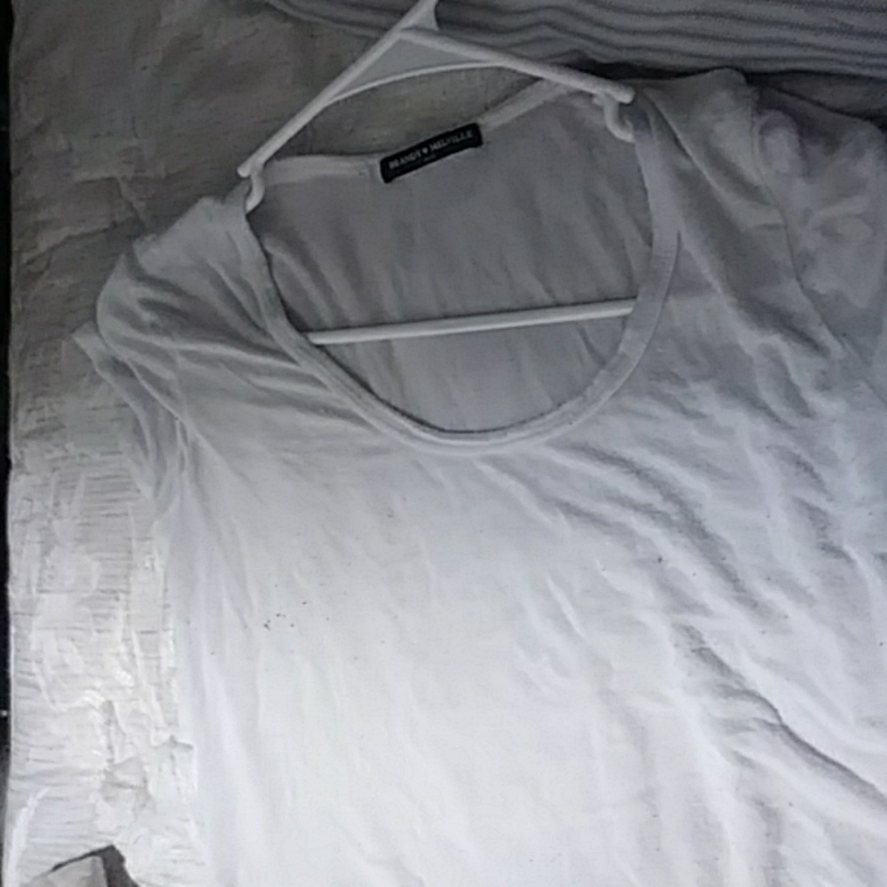 White crop top